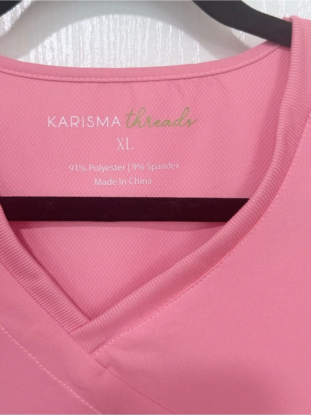 Karisma Treads Womens XL Pink Scrub Set
